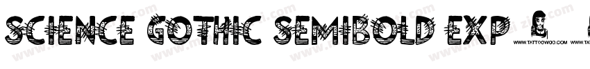 Science Gothic SemiBold Exp字体转换